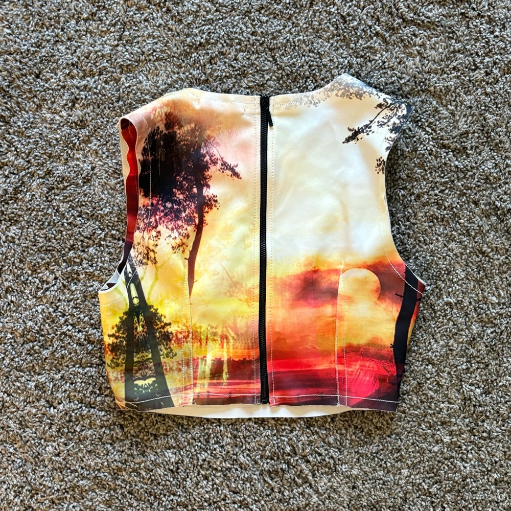 Bershka sunset crop top - Picture 6 of 9
